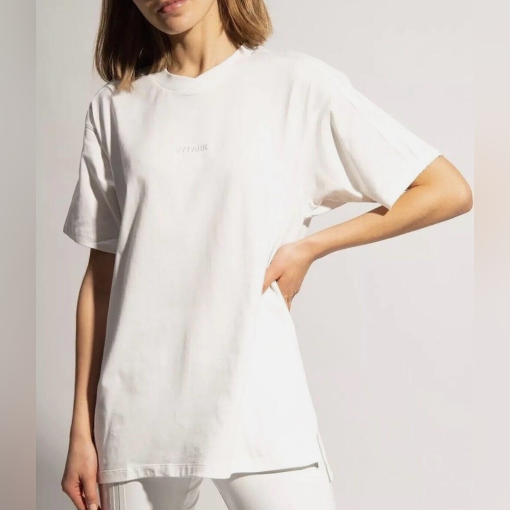 IVY PARK x adidas Limited Edition White T-Shirt Unisex Size 2XS- HB5553
